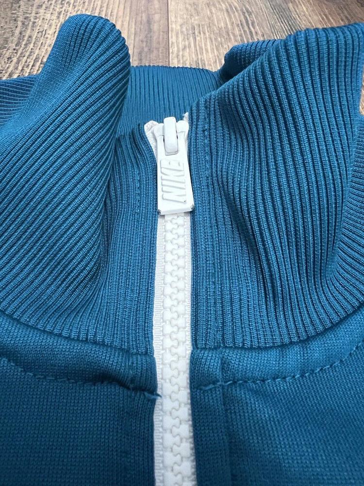 588812-393 NIKE AIR Time 2.0 JACKET Basketball Teal Turquoise Mockneck Mens S - Picture 5 of 9